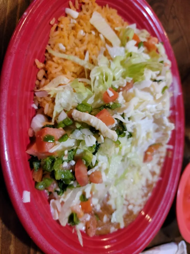 Beef Burrito Rice and Beans